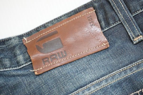 【即決】G-STAR RAW ジースターロウ メンズ デニムパンツ ジーンズ 紺系 サイズ:W30/L32【746923】_画像8