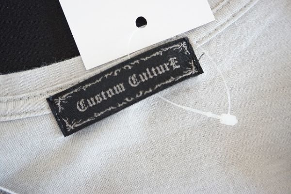 【即決】CUSTOM CULTURE カスタムカルチャー メンズ 半袖Tシャツ トップス ライトグレー系 サイズ:3【749594】_画像6