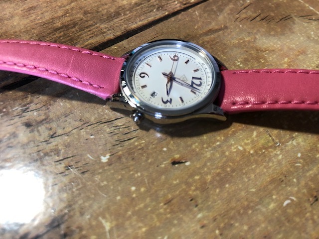  не использовался такой же прекрасный товар MACKINTOSH PHILOSOPHY Macintosh firosofi- Date оригинальный кожа ремень кварц женские наручные часы 