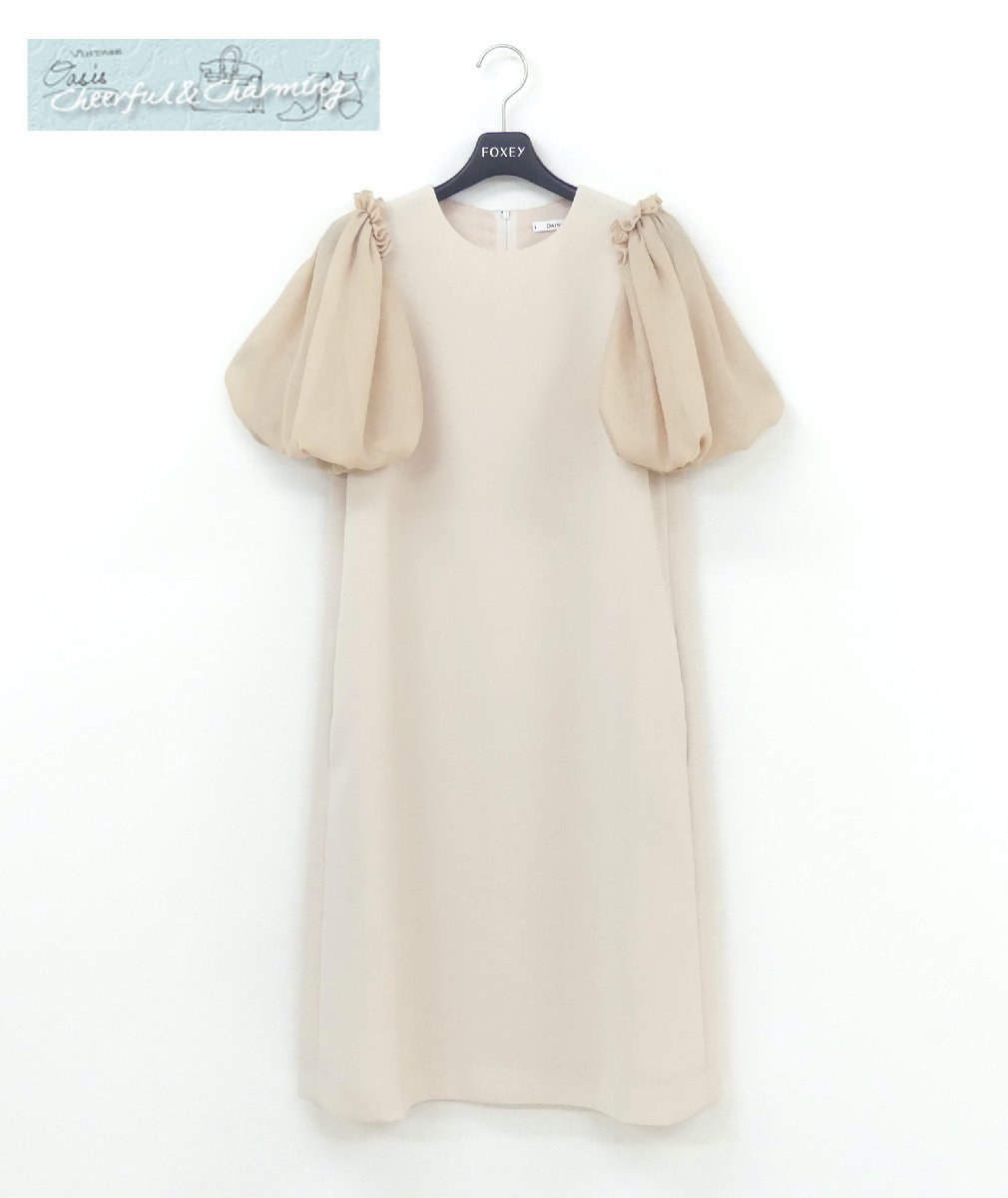 未使用 新作 DAISY LIN/FOXEY クリームパフドレス ワンピース 38