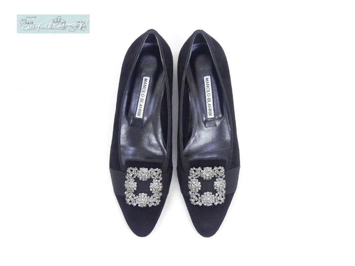 MANOLO BLAHNIK フラットシューズ オペラシューズ MARRIA 36 1/2