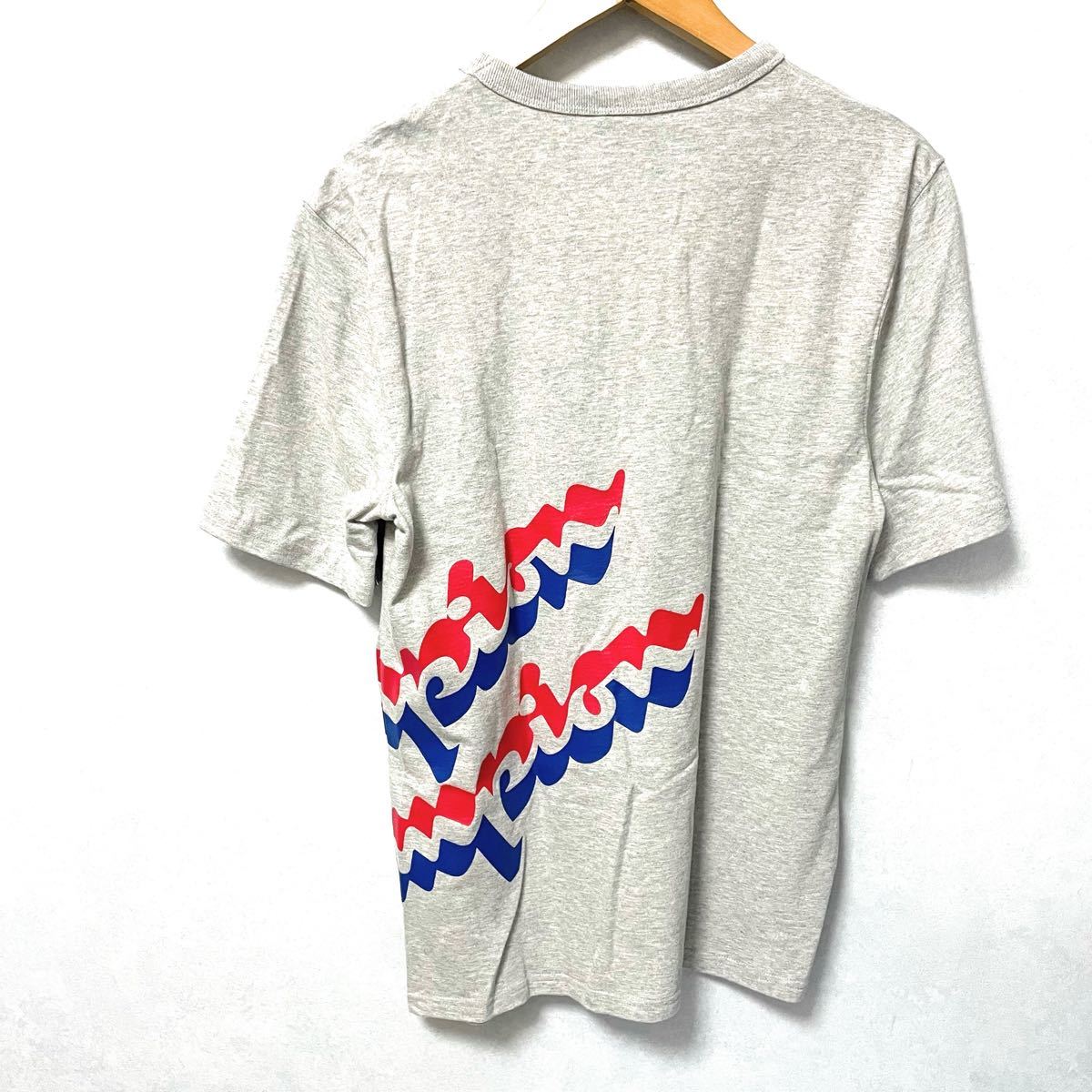 【新品】タグ付き　チャンピオン　champion 半袖tシャツ 総柄tシャツ ヘリテージ　 半袖Tシャツ グレー