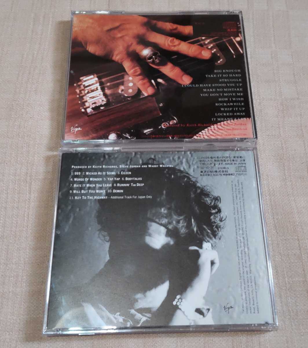 キース・リチャーズ/Keith Richards アルバム2枚セット「トーク・イズ・チープ/メイン・オフェンダー〜主犯〜」