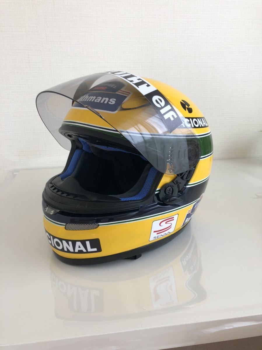 SHOEI アイルトン-セナ レプリカヘルメット ロスマンズ SHOEI アイルトン-セナ レプリカヘルメット ロスマンズ