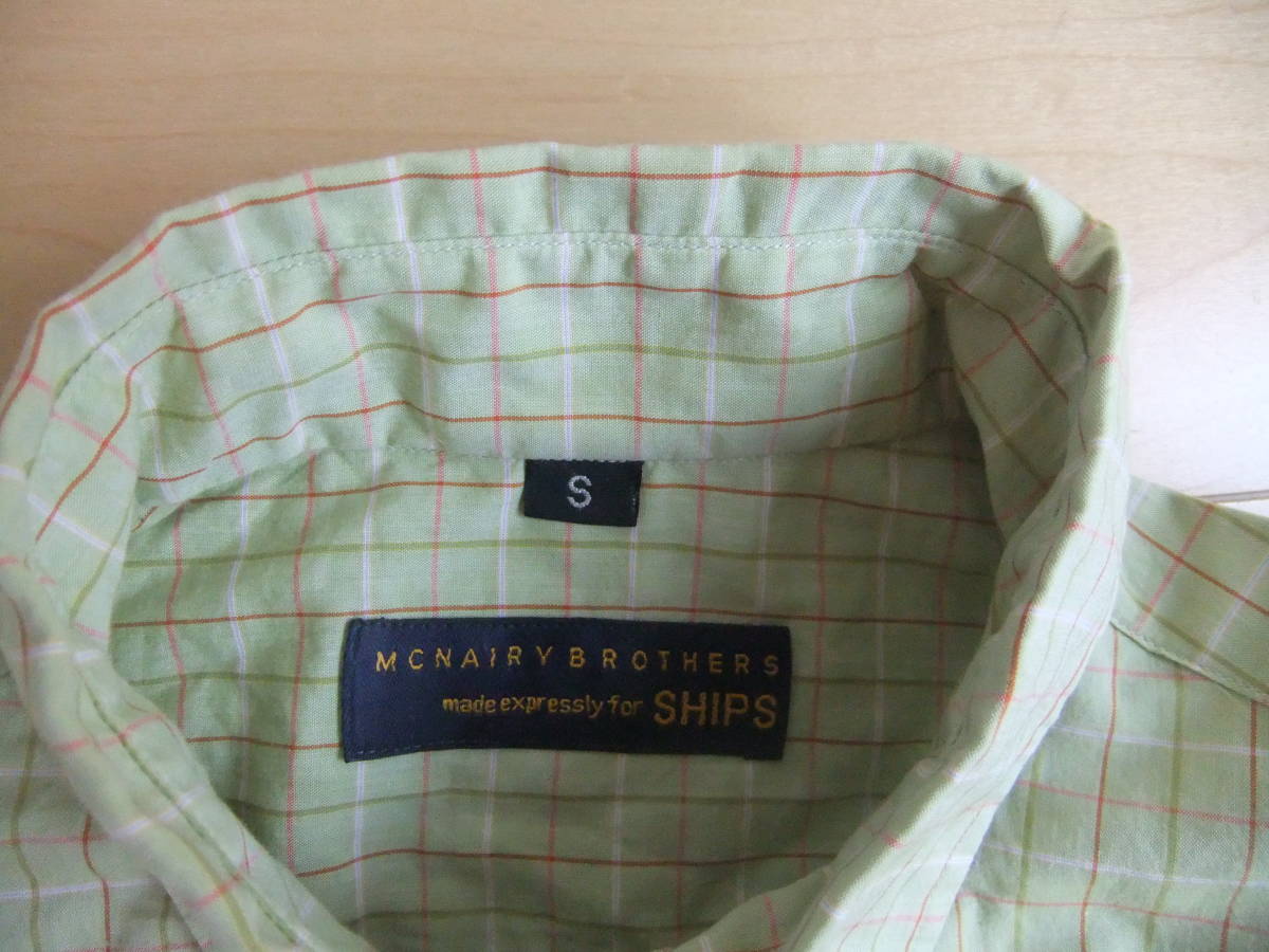 MADE IN USA MCNAIRY BROTHERS 100% COTTON BD SHIRTS SHIPS America made makna Lee Brothers Ships special order size S