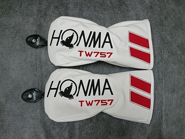 HONMA ホンマ T//WORLD ツアーワールド TW757 フェアウェイウッド用 FW用×2個セット ヘッドカバー 新品 未使用品 _画像1