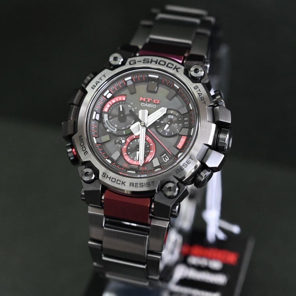 新品未使用 カシオ正規保証1年付き G-SHOCK MTG-B3000BD-1AJF ソーラー