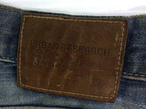 ●詳細不明★アーバンリサーチL★URBAN RESEARCH★ハーフ　デニムパンツ ジーンズ ジーパン　リペア加工 Ｍ位_画像6