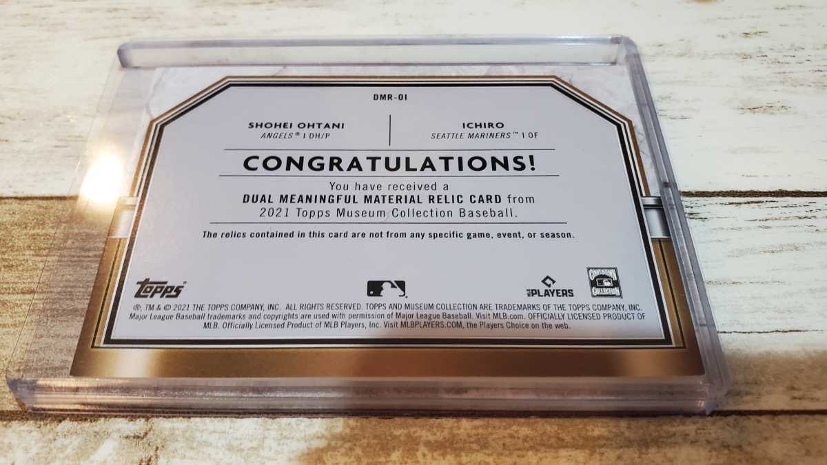 イチロー 大谷翔平 デュアルジャージー パッチエディション Topps 2021