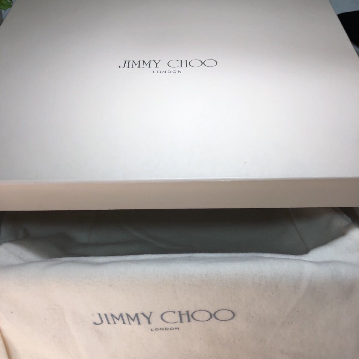 シルバー/レッド JIMMY CHOO(サイズ23cm、ヒール9.5cm)鑑定済みです
