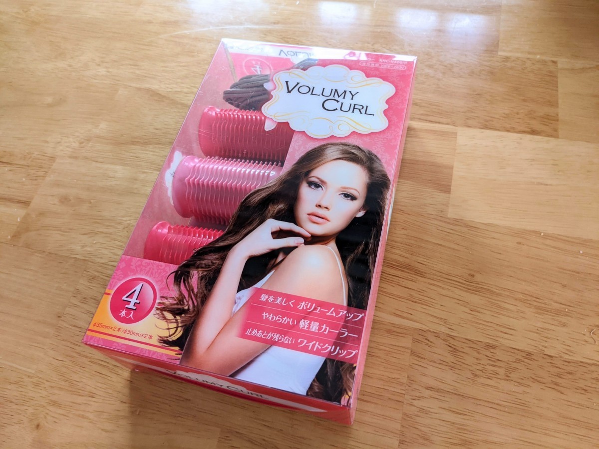 買い保障できる ホットカーラー 4本 KOIZUMI KHC-V400 コイズミ ヘアカーラー 4本入り 海外対応 ピンク KHC-V400 P