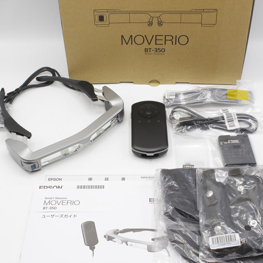 美品】エプソン MOVERIO BT-350 スマートグラス モベリオ EPSON 本体