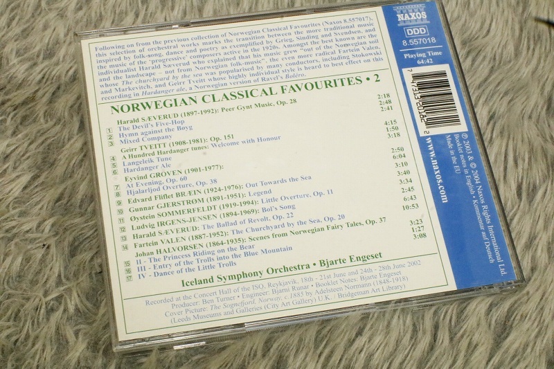 【クラシックCD】ノルウェー・クラシック名曲集・2 『ノルウェー童話から Op. 37』他/CD-15149_画像2