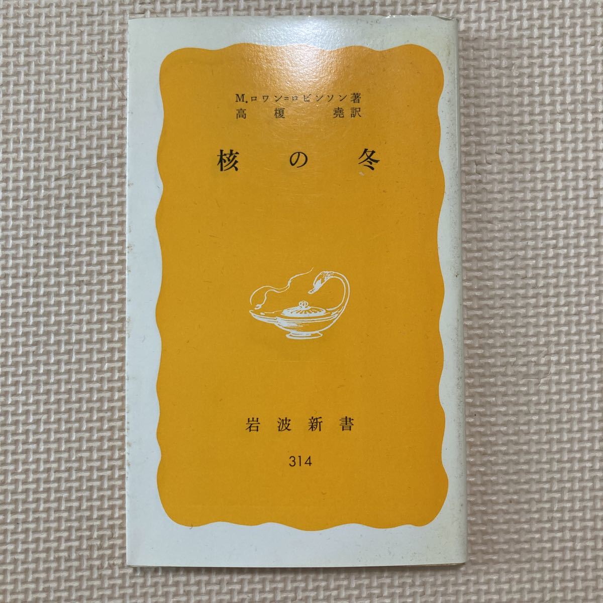 【送料無料】書籍　核の冬　岩波新書　1988年_画像1