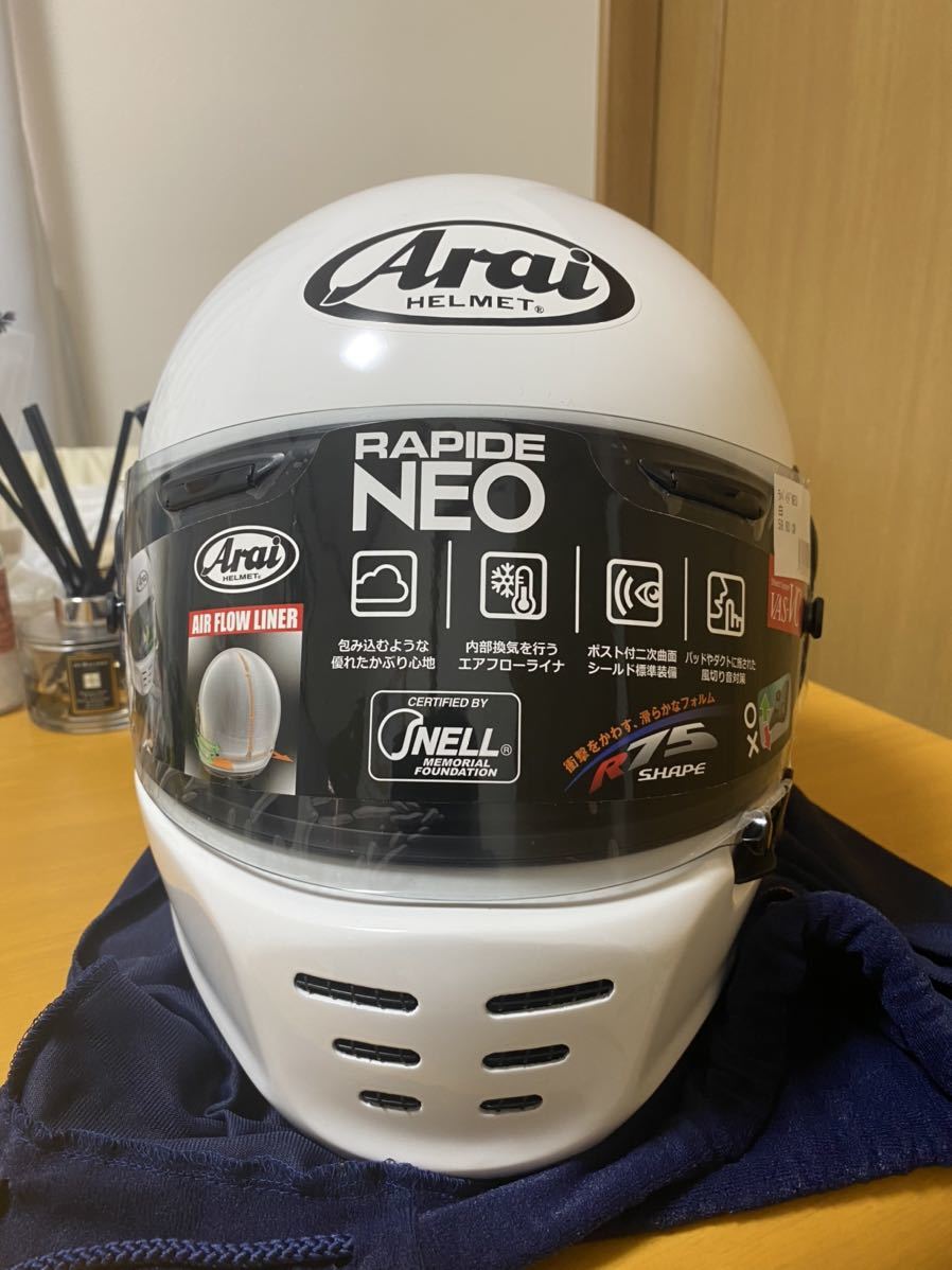 ついに再販開始!】 ARAI アライ フルフェイスヘルメット RAPIDE NEO