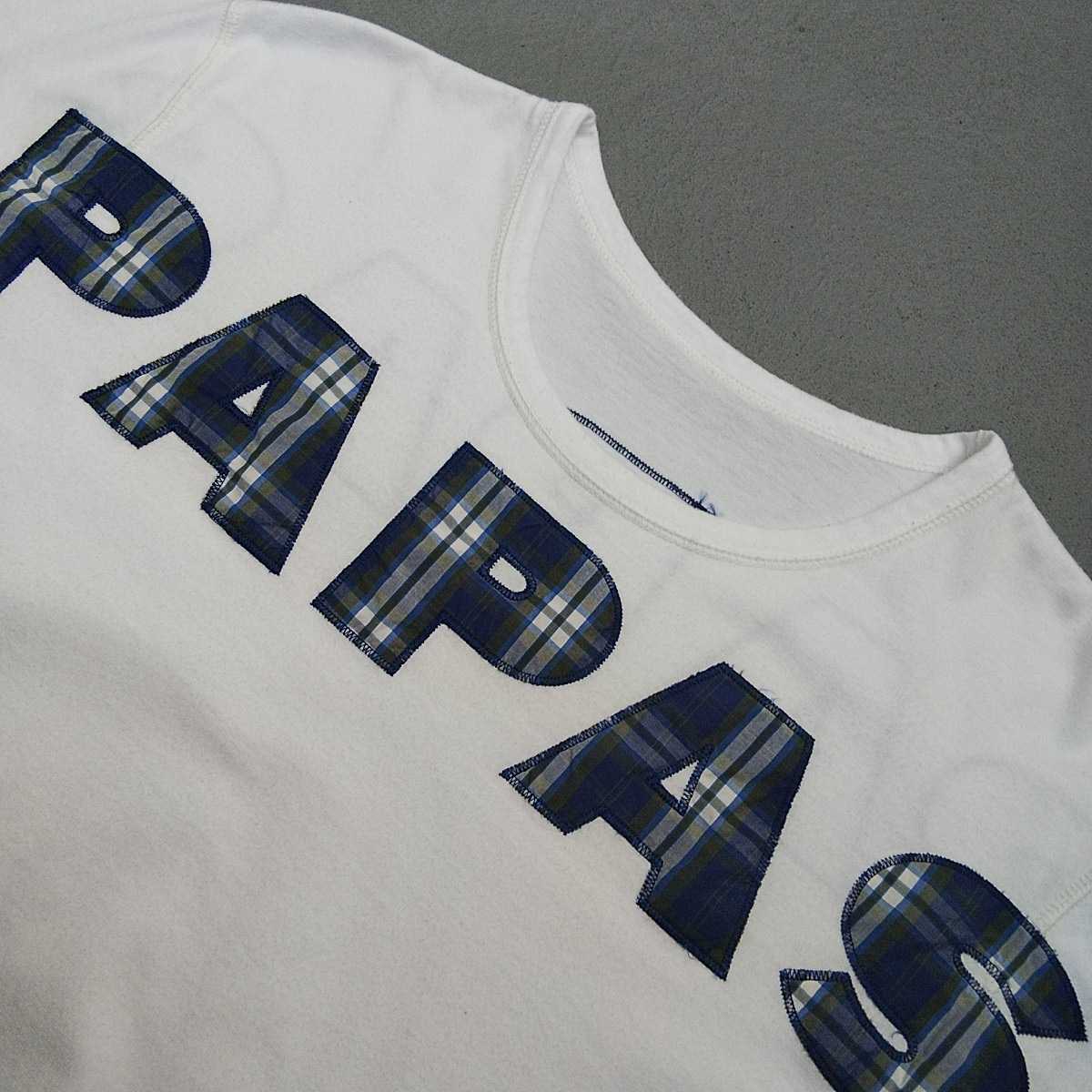 PAPAS パパス Tシャツ 半袖 - www.trilhacarreira.com.br 激安買い物サイト クリーニング済み☆パパスアイランド L 半袖 ロゴ刺繍 island papas その他