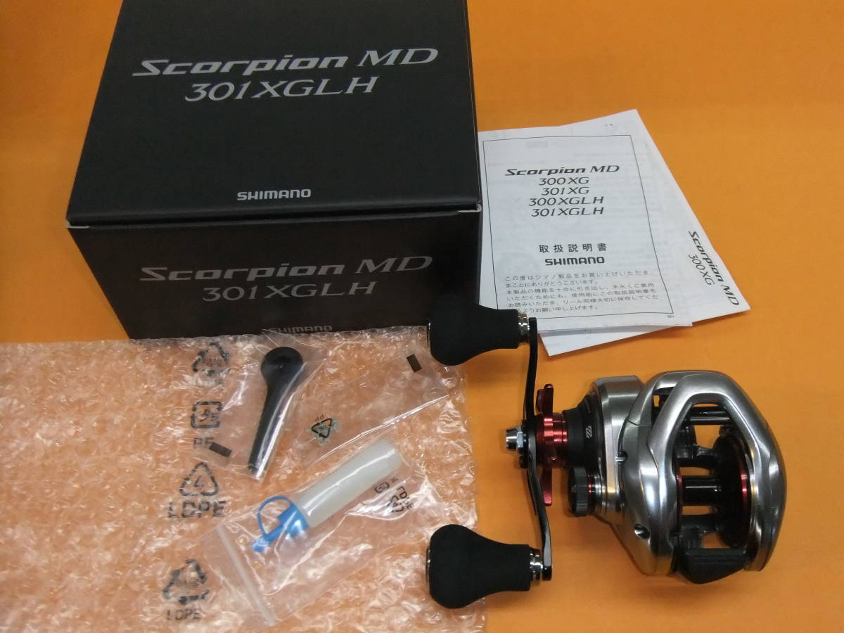 FF160-293♪【60】未使用品 シマノ 21' スコーピオン MD 301 XG LH 左