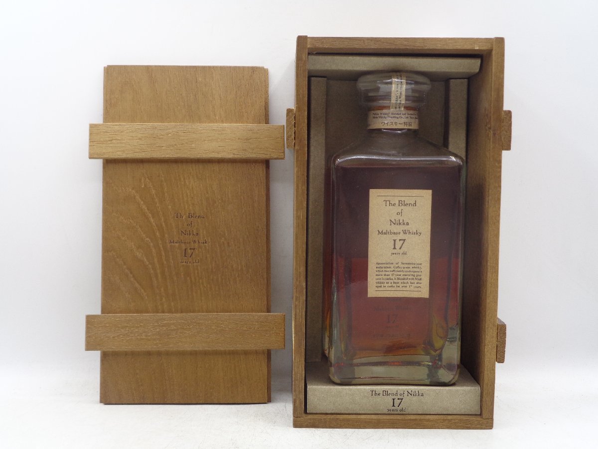 同梱OK商品】THE BLEND OF NIKKA MALTBASE 17年 ブレンド オブ ニッカ