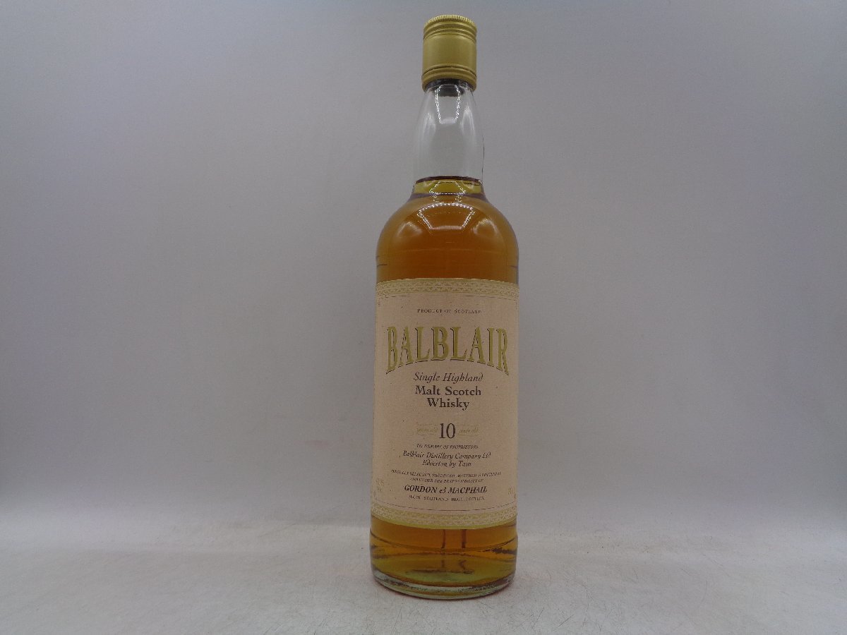同梱OK商品】Balblair 10年 バルブレア シングルハイランド モルト
