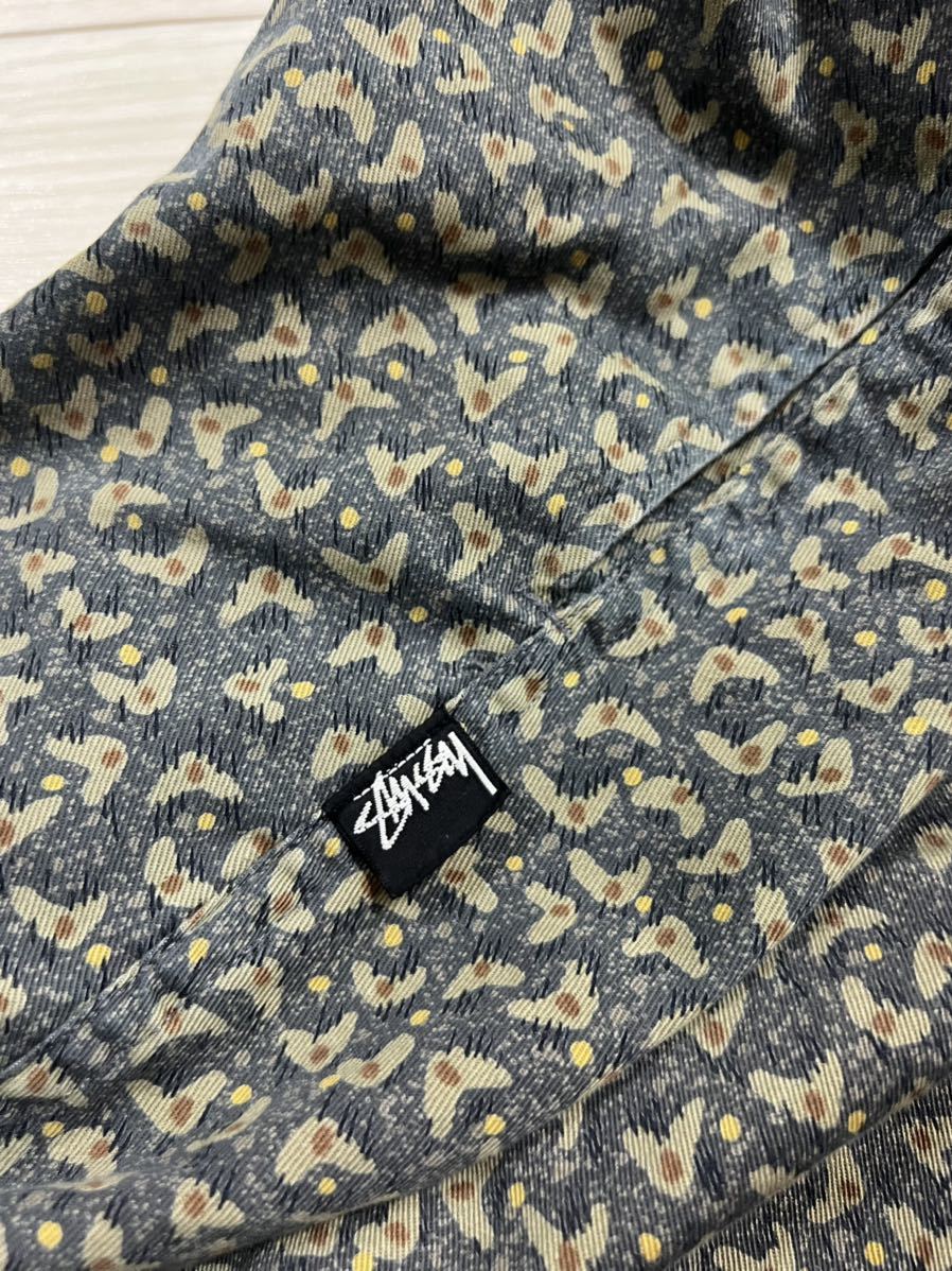 週末値下 80s OLD STUSSY 総柄 ビーチパンツ L USA製 90s maxmedia.ba