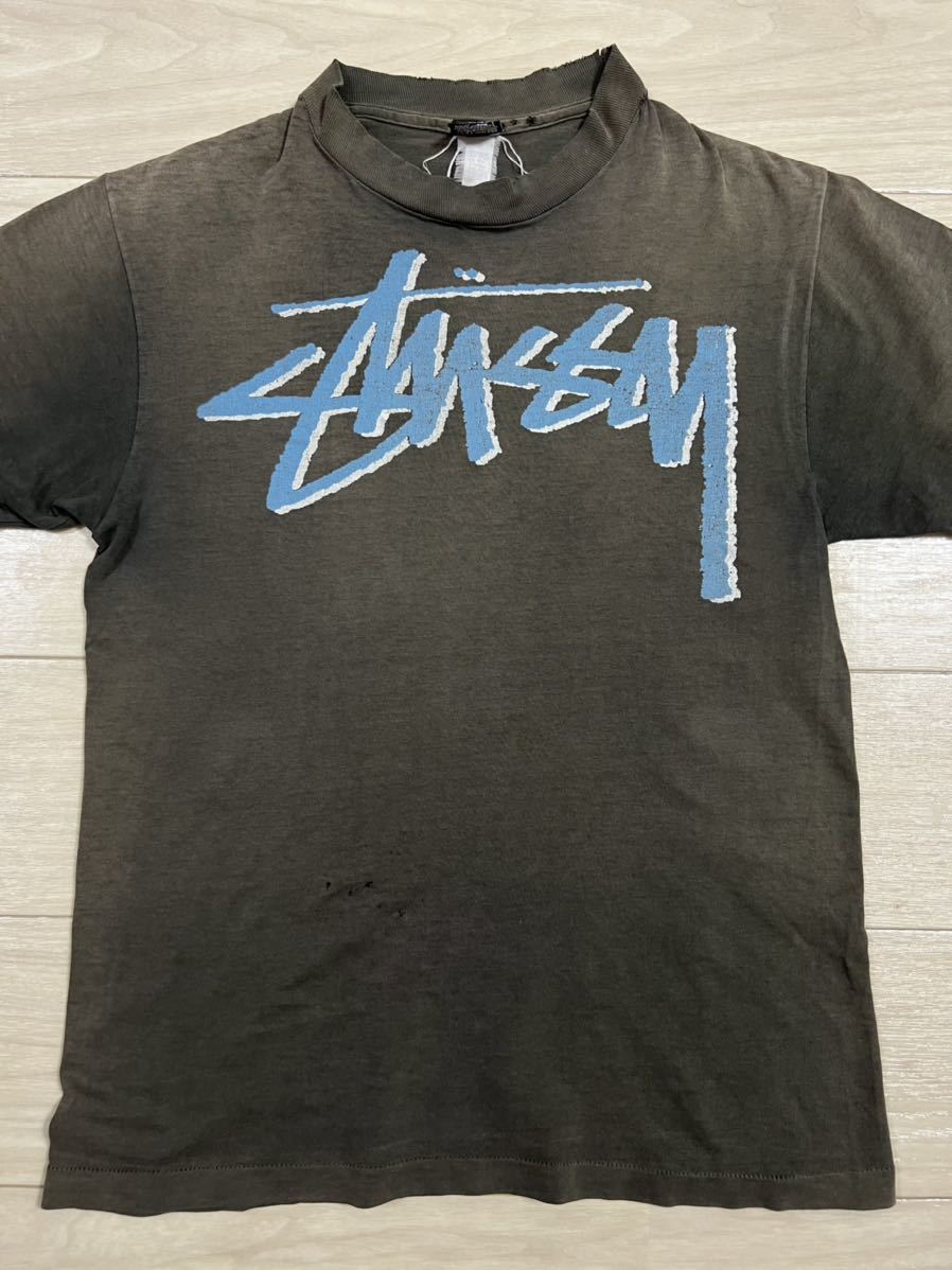 激レア スペシャル 80's 最初期 OLD STUSSY ステューシー 後付け黒タグ 今年の新作から定番まで! 【希少】USA製 stussy ステューシー バックロゴ、ストックロゴ有 パーカー