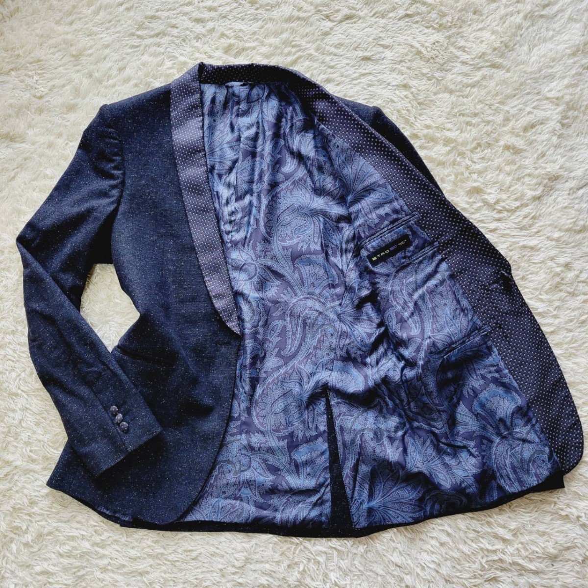 美品】大きいサイズ50 ビッグサイズ ETRO エトロ ペイズリー 総柄 1B