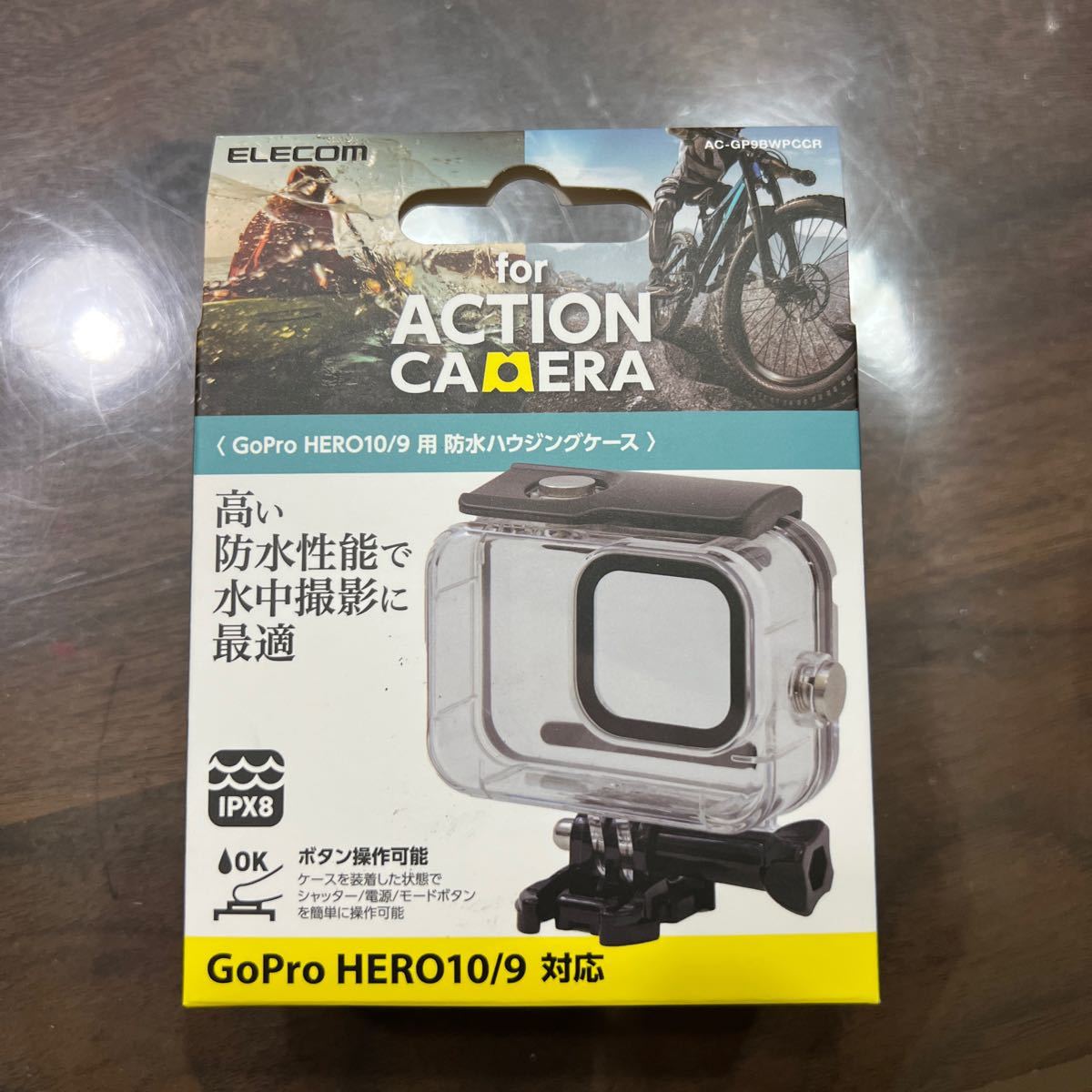 PayPayフリマ｜エレコム GoPro HERO9 HERO10 Black 用 防水 ハウジングケース アクセサリ AC-GP9BWPCCR 5