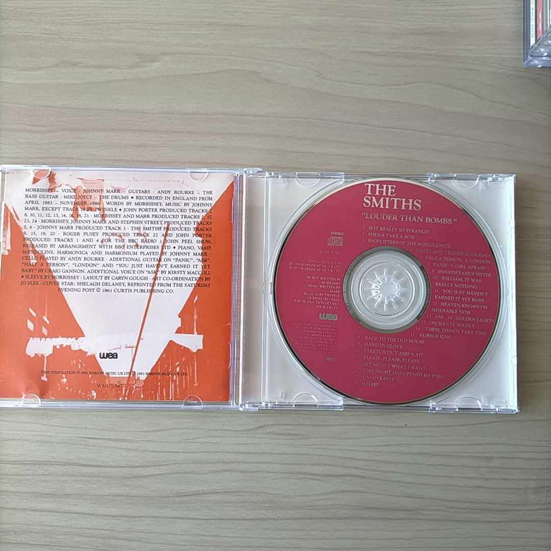 THE SMITHS “ＬＯＵＤＥＲ ＴＨＡＮ ＢＯＭＢＳ 中古盤CD