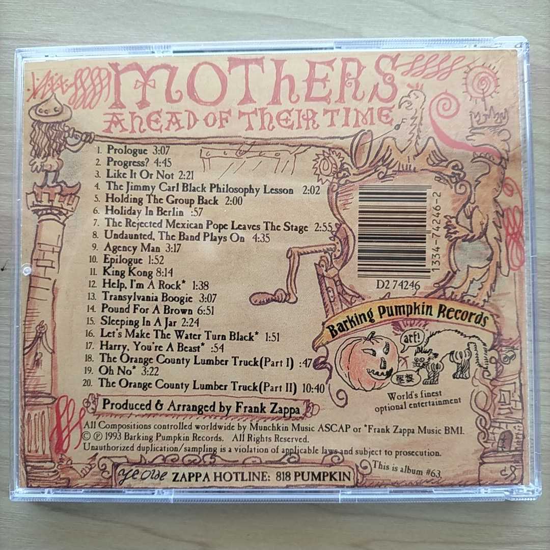 FRANK ZAPPA / Mothers of Invention/ head of