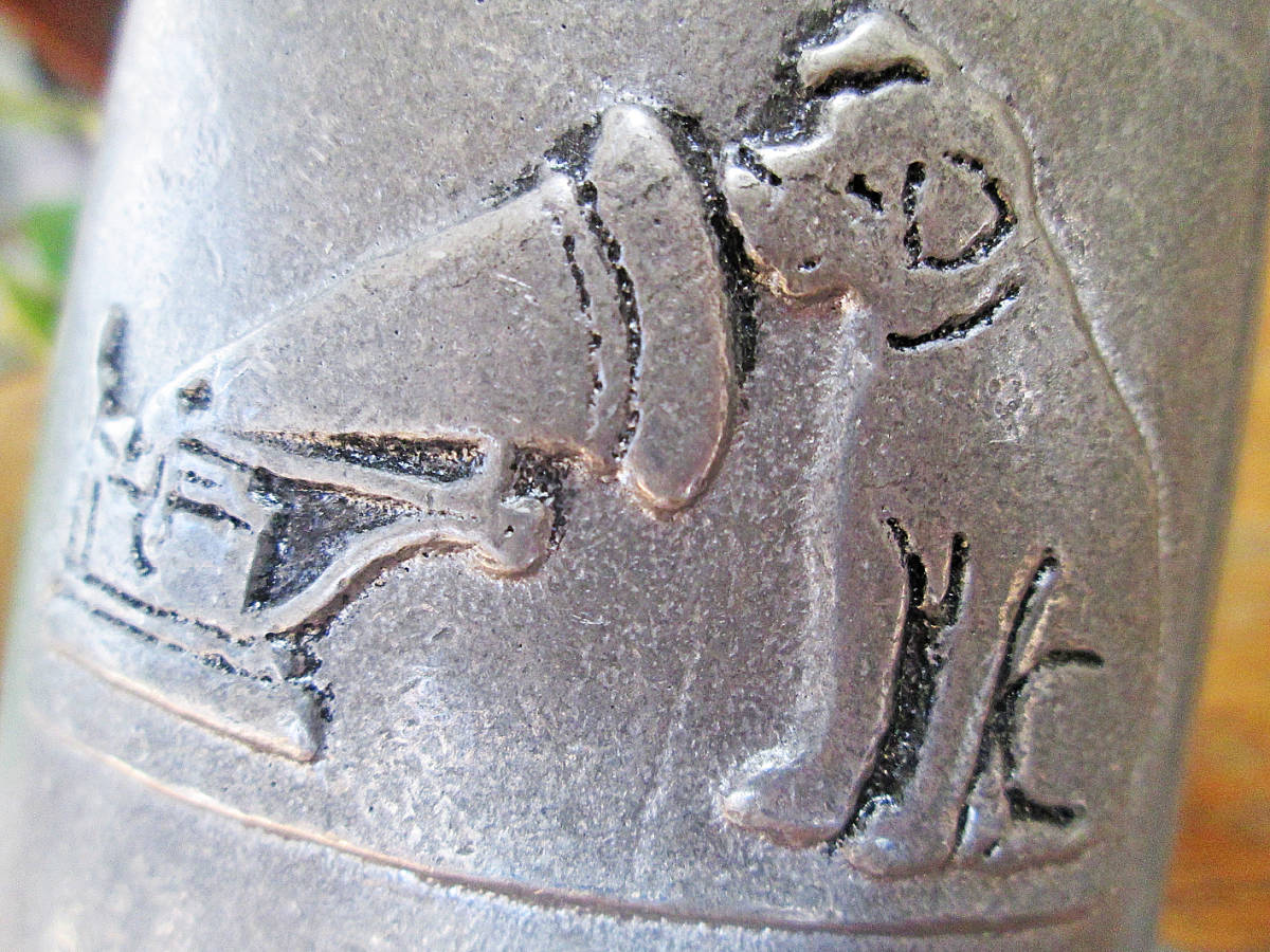 * super hard-to-find rare article *USA Vintage RCA Victor Victor nippers dog /pyu-ta- Via mug / beer jug / antique / Showa Retro / car Be 