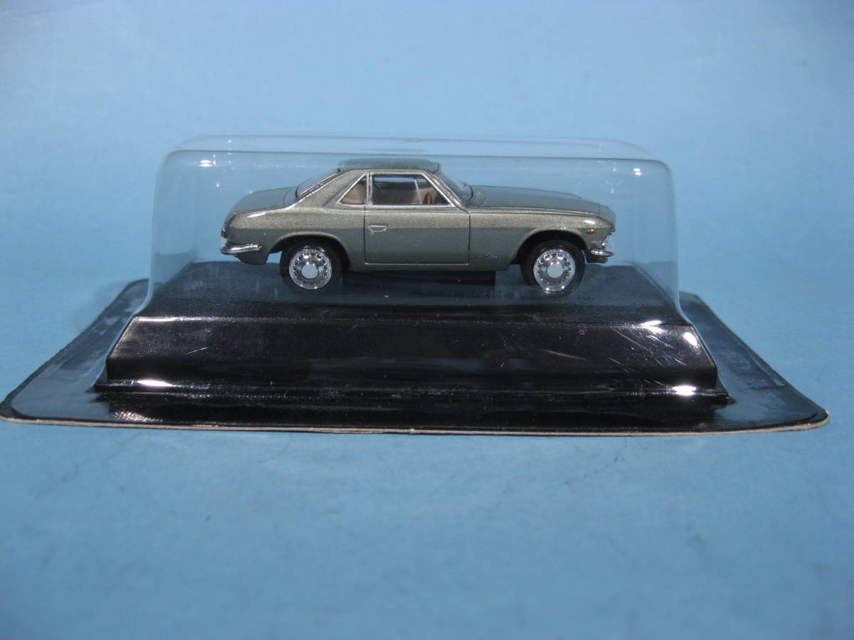 コナミ 絶版名車コレクション Vol.3 1/64 ニッサン シルビア 1965 青銀色 H KONAMI FAMOUS CAR COLLECTION NISSAN SILVIA(中古・美品)_画像2