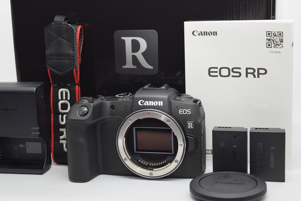 美品☆Canon キヤノン EOS RP ボディ☆予備バッテリー付・元箱付