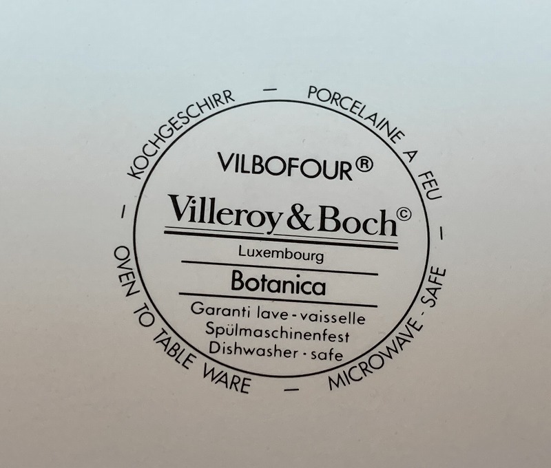 オーブン対応[即決] 32.3cm Villeroy Boch ビレロイボッホ 大皿 プレート 電子レンジOK 食洗機OK VILBOFOUR