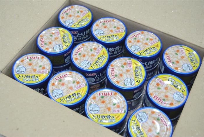 【EN-6152】 ドッグフード 犬用 缶詰 いなば とり軟骨ささみ・野菜 国産品 85g×24個 まとめ売 ①_画像7