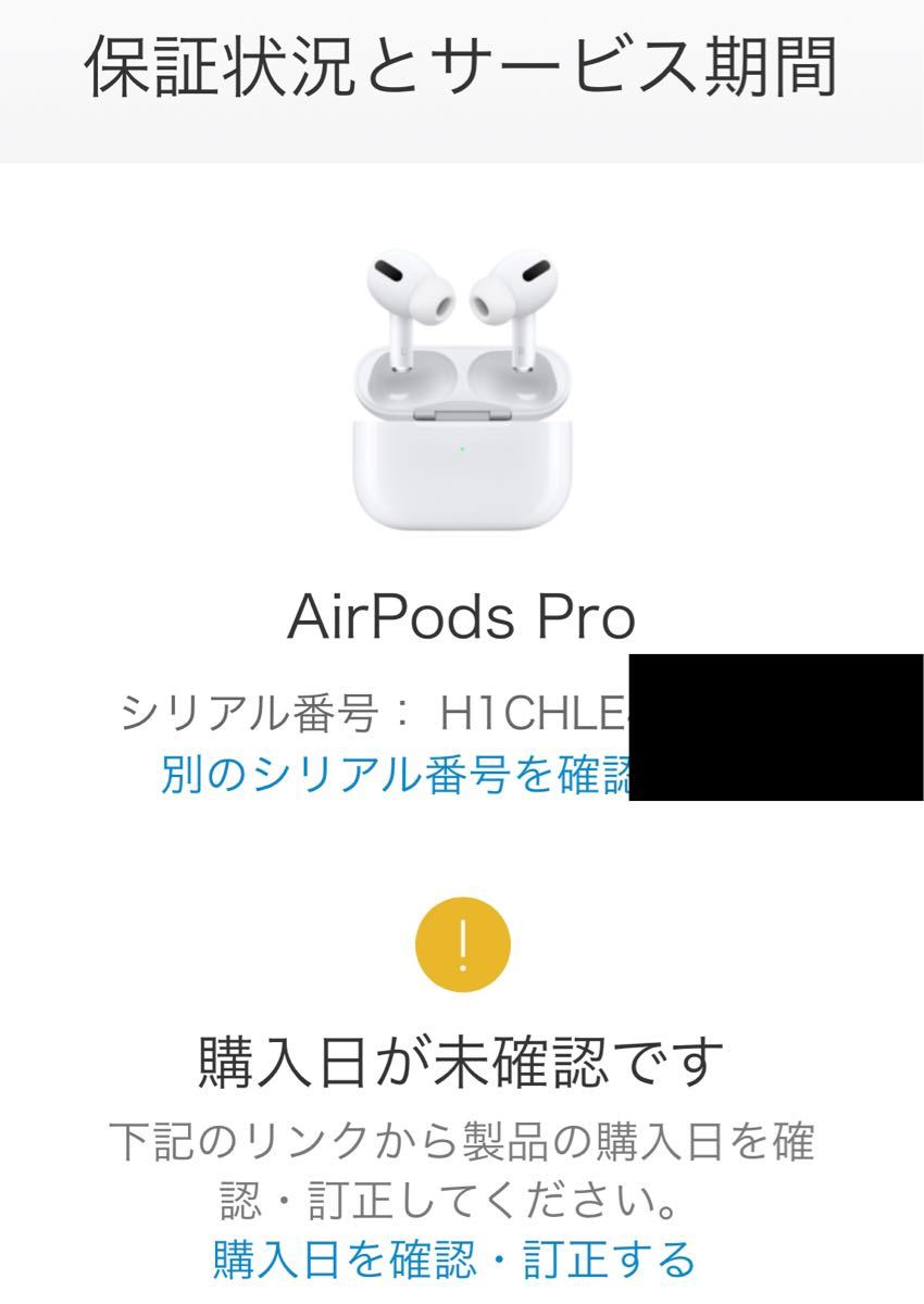 新品未開封】Apple AirPods Pro with MagSafe充電ケース付き MLWK3J/A