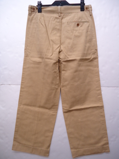 【KCM】ralph-212-6■新品■【RALPH LAUREN/ラルフローレン】レディース 綿/コットン ワイドパンツ　サイズ6　ベージュ系