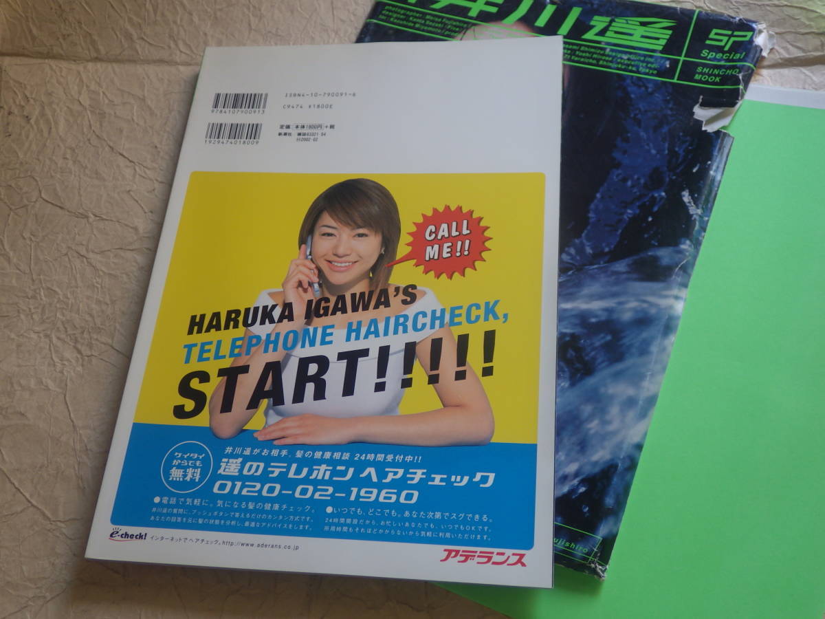 『月刊 井川遥 スペシャル』2001年11月14日発行 新潮社 写真集 特大ポスター付_画像2