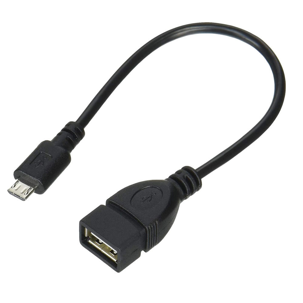 変換ケーブル microUSBホストケーブル microUSB・オス - USB A・メス 約20cm 変換名人 USB-MCH/CA20/6124/送料無料_画像1