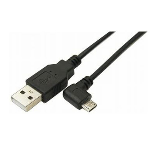 USB 変換ケーブル A to micro右L型100cm 変換名人 USBA-MCRL/CA100 /2294/送料無料メール便 ポイント消化_画像1