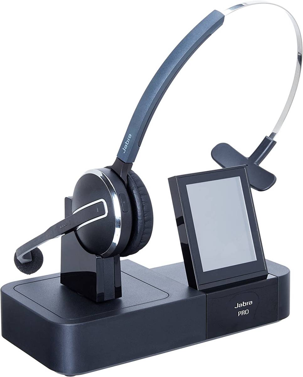 【 新品/未使用品 】Jabra PRO 9460 Mono タッチスクリーン　片耳 高性能 マイク付 ワイアレス ヘッドセット ノイズ キャンセリング