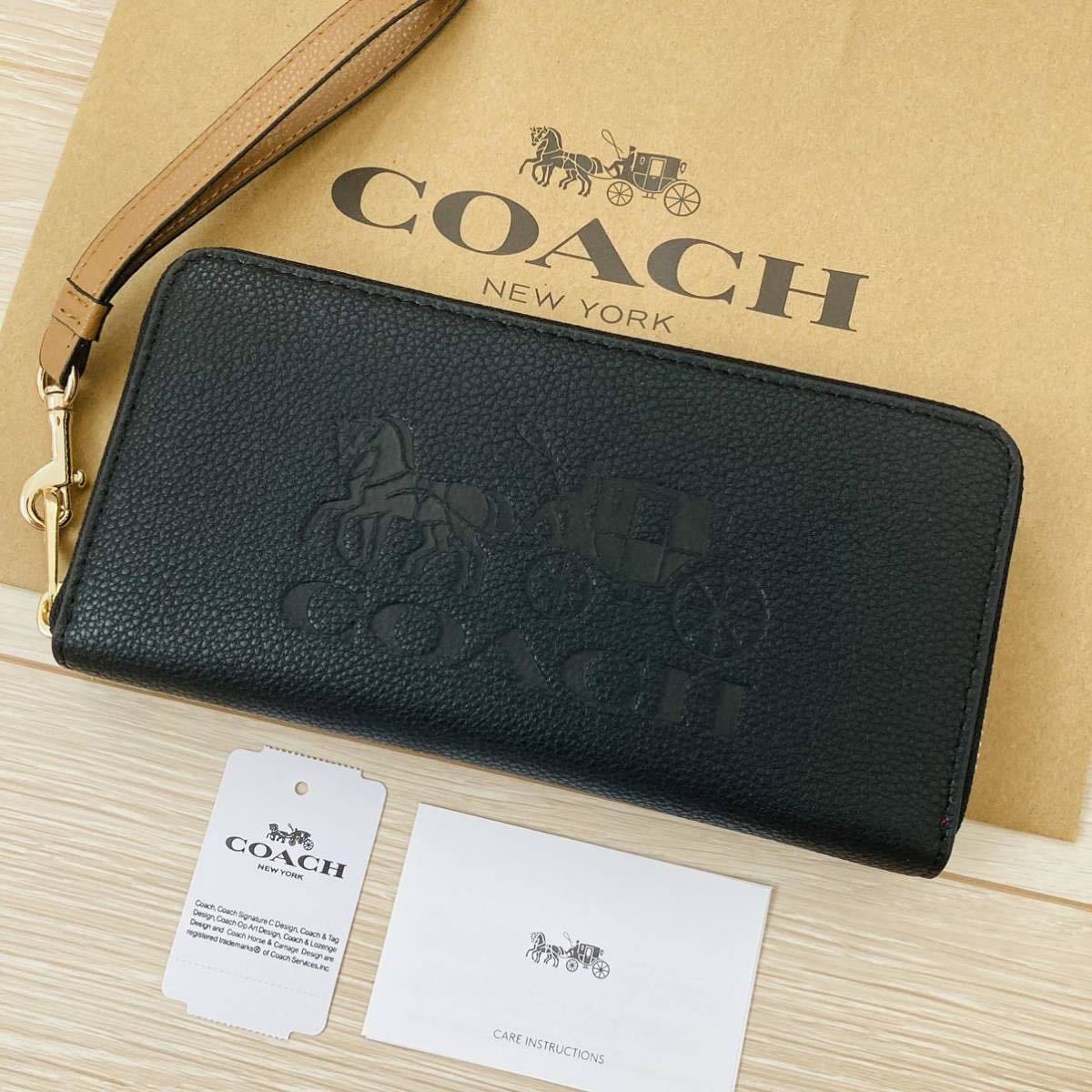 ヤフオク! - COACH コーチ 長財布 3548 リストレット ホース