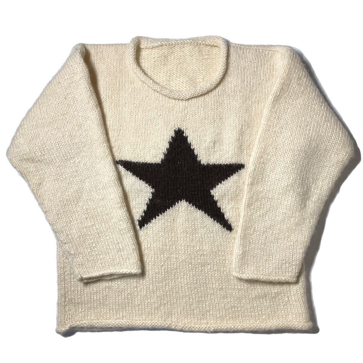 登場! 希少 Vintage Ecuador Roll Neck Star Knit エクアドル ニット