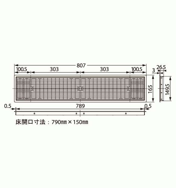 城東テクノ ルームガラリ YV-N15079-IV 風量調節機能あり 2セット／ケース 送料無料_画像3