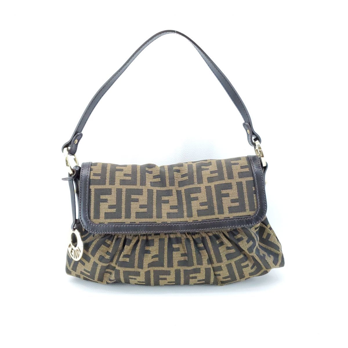 フェンディ ショルダーバッグ シェフバッグ ズッカ FENDI ヴィンテージ