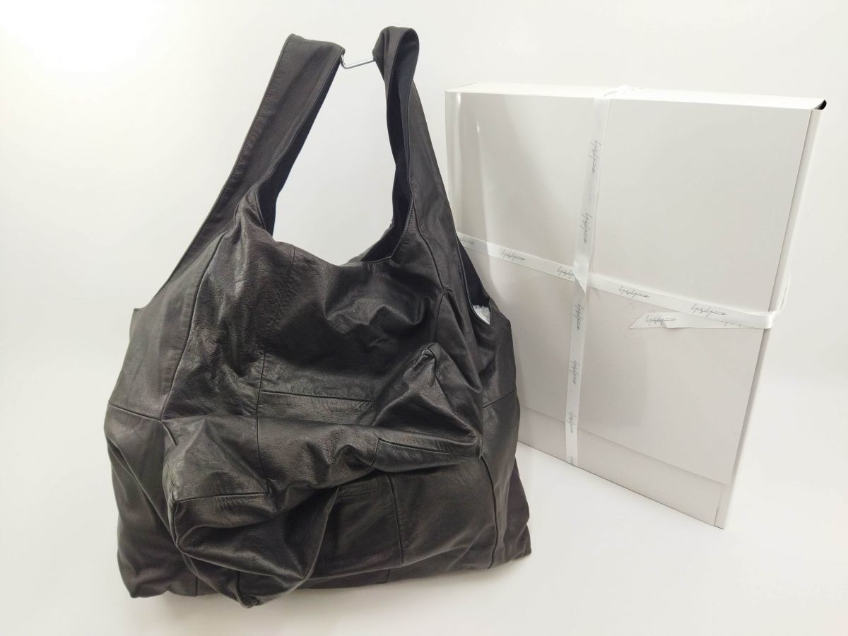 ☆YOHJI YAMAMOTO ショルダーバッグ レザー DISCORD 箱付 ヨウジ