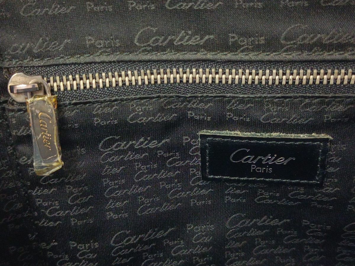 Cartier L1000210-ET パシャ セカンドバッグ ブラック 箱付き