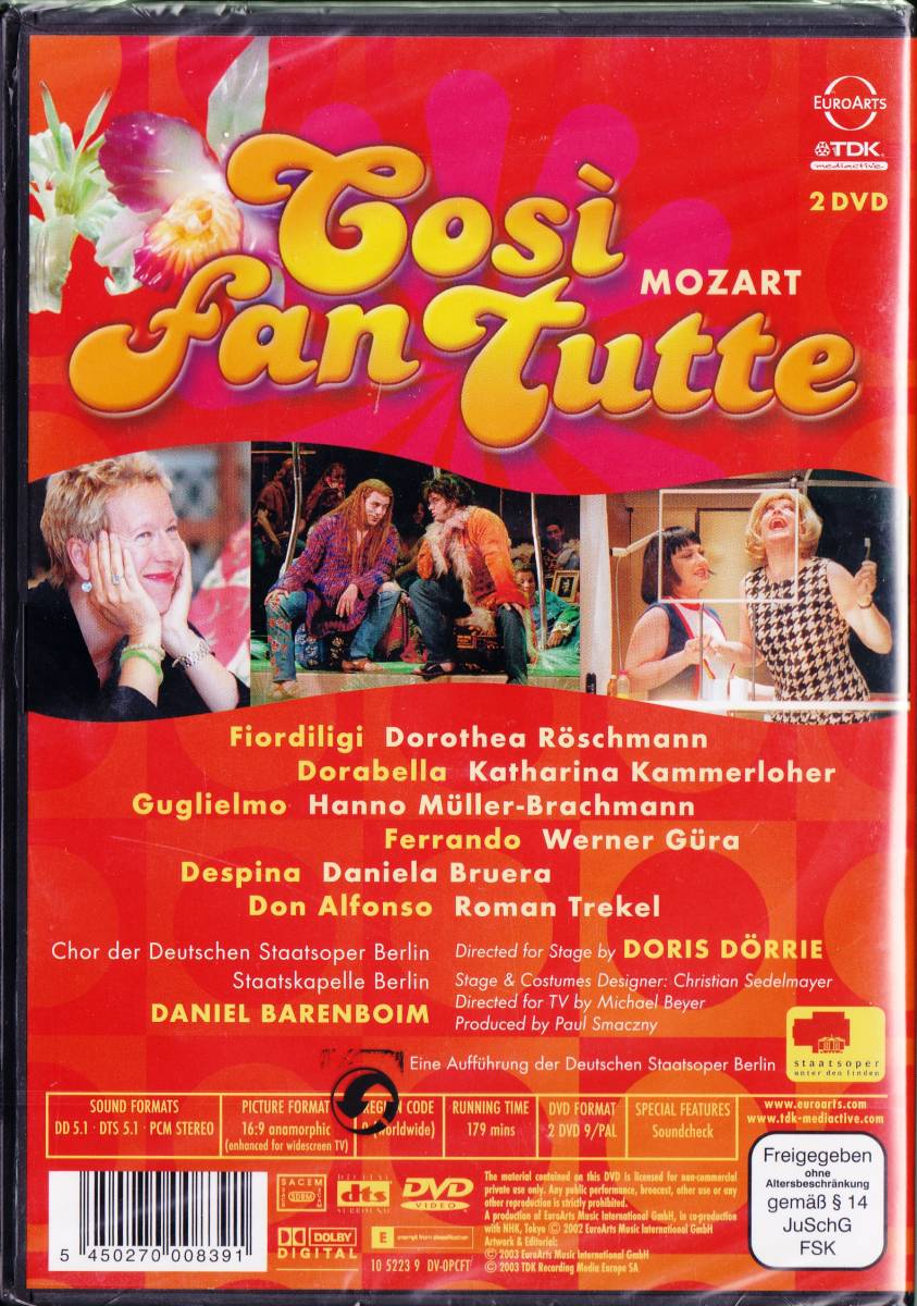 ◆輸入盤：MOZART♪Cosi fan tutte (未使用)_画像2