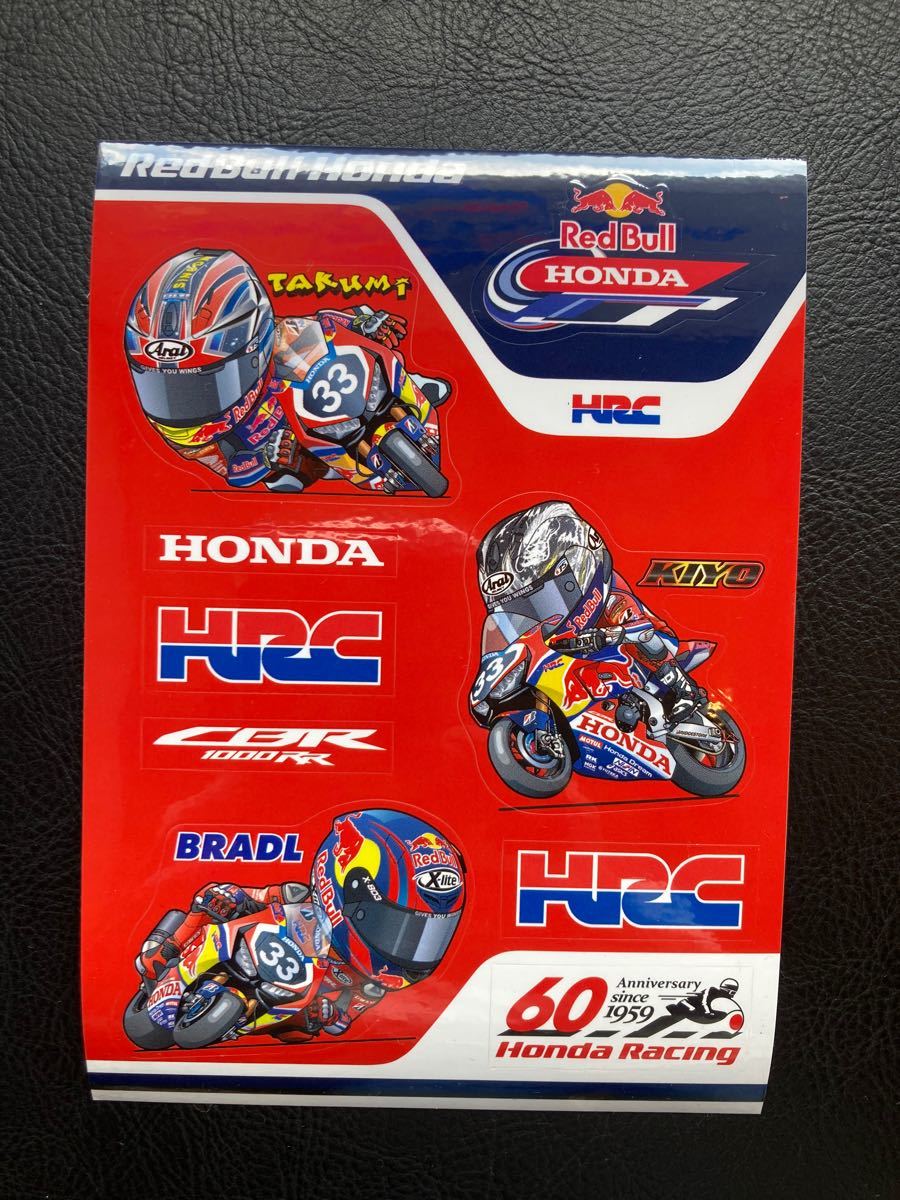 2019 鈴鹿8耐 Red Bull HONDA ステッカー