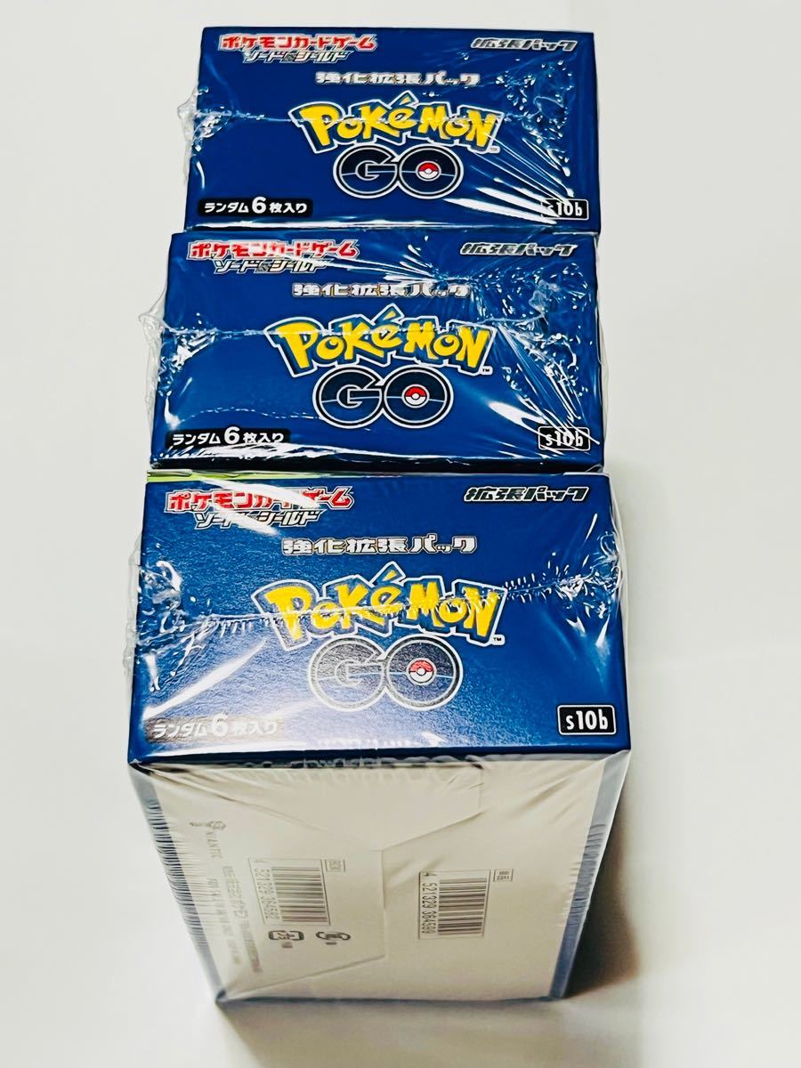 ポケモンカード ポケモンGO 3BOX プロモ15パックセット 新品 未開封