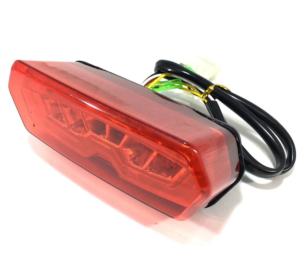 LED ウインカー 付き テールランプ スモール ブレーキ ライト レッド レンズ グロム MSX125 CBR650F CTX700 等 社外品_画像6